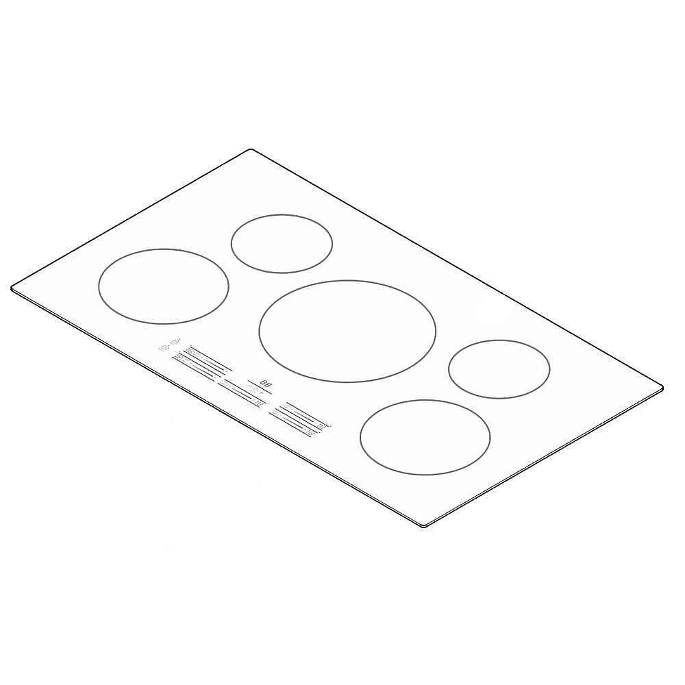 Electrolux Main Top Assembly, Glass/Steel - 5304514391