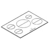 Bosch Part# 00770814 Main Glass Ceramic Cooktop (OEM)
