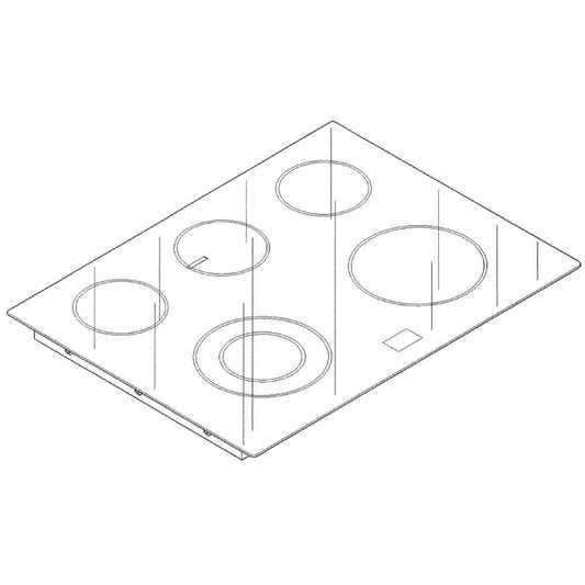 Bosch 00 Glass ceramic hob top - 771674