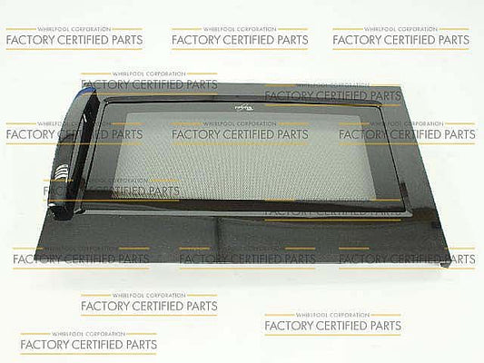 Whirlpool Oven and Cooktop Microwave Door Assembly (Black) W10211463