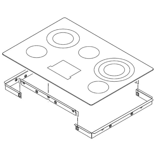 Whirlpool Part# W10365150 Cooktop (OEM)