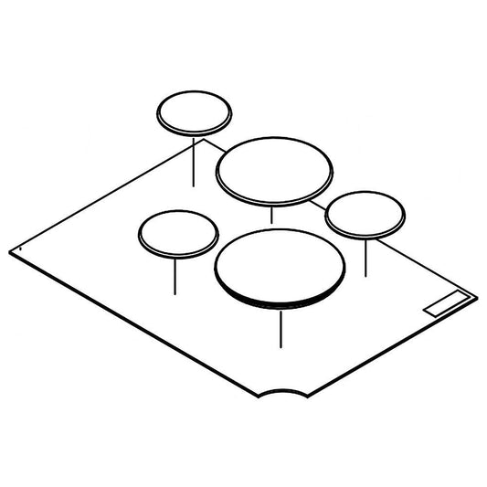 Whirlpool Burner Cap Kit W10876582