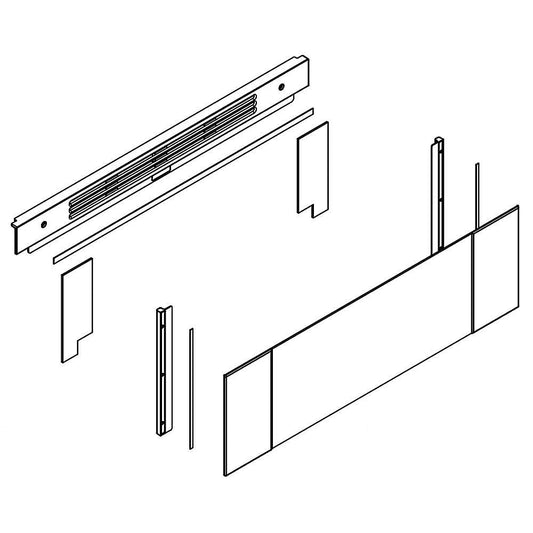 Whirlpool Part# W10877562 Door Glass (OEM)