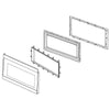 Whirlpool Part# W10890776 Microwave Door - Stainless Steel (OEM)