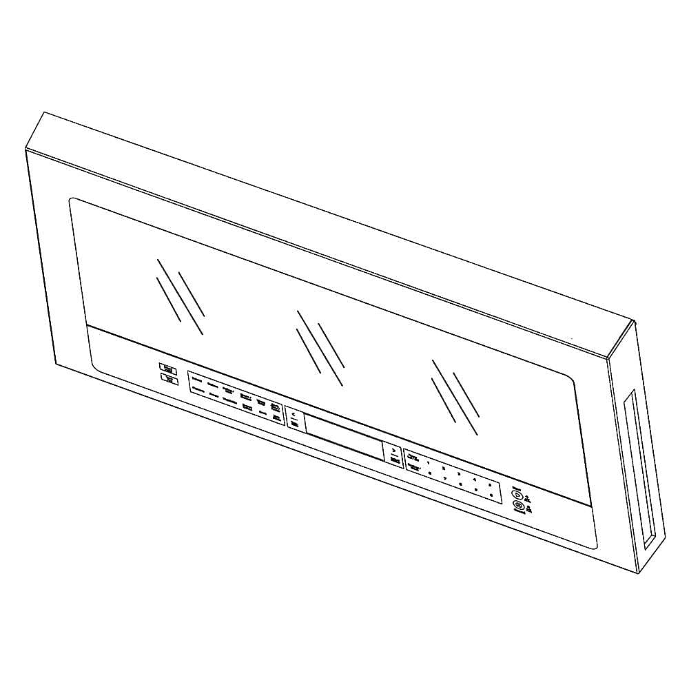 Whirlpool Part# W11196118 Microwave Door (OEM)