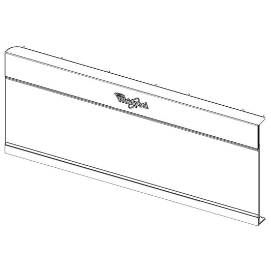 Whirlpool Part# W11206889 Microwave Door (OEM)