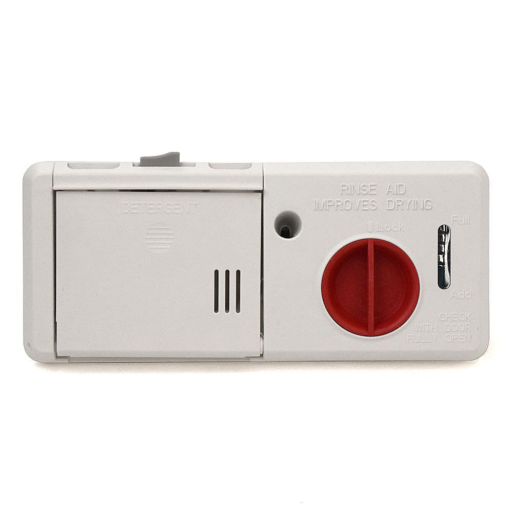 Kenmore Dishwasher Detergent Dispenser (Red Knob) 665.14319N413
