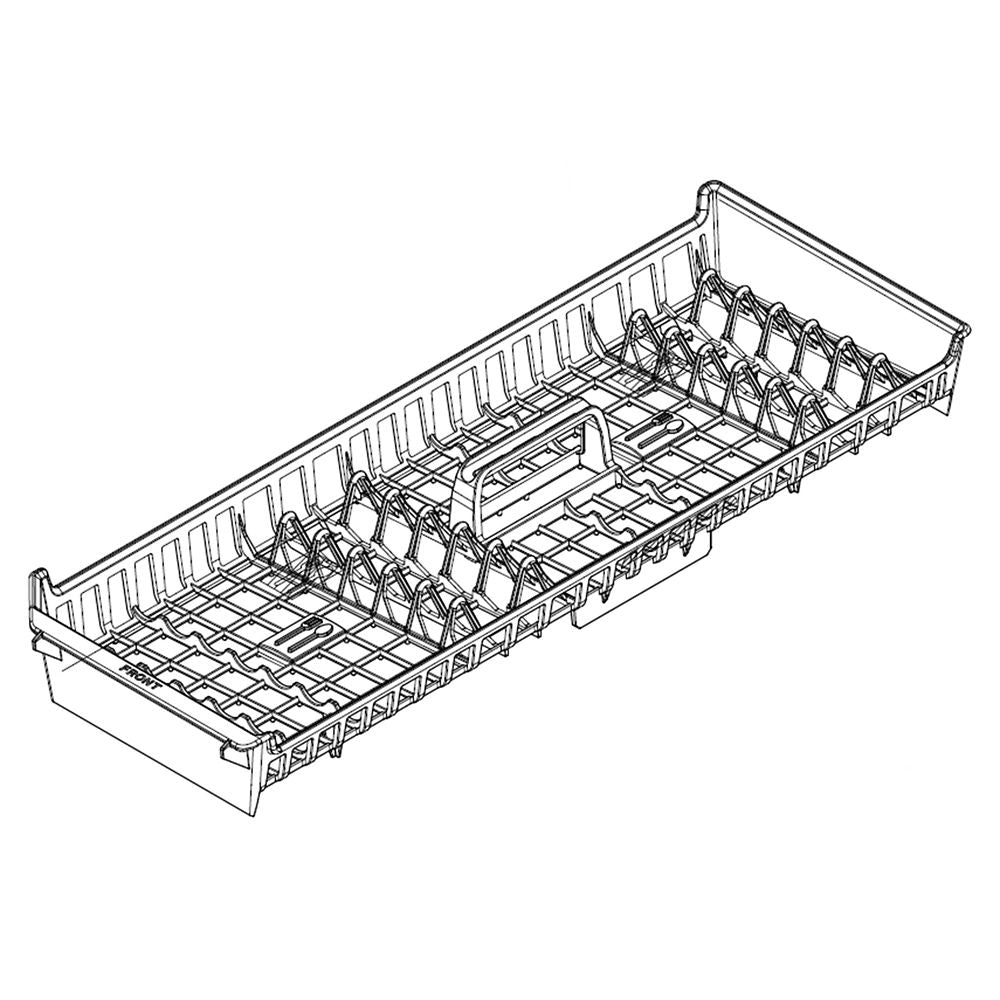 Whirlpool Part# W11087823 Silverware Basket - Genuine OEM