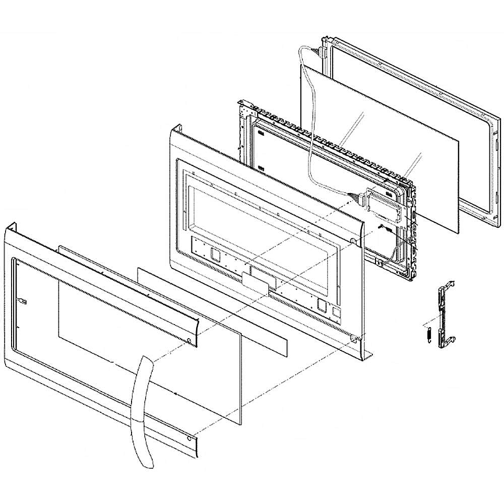 LG Part# ADC74347112 Full Door Assembly - Genuine OEM