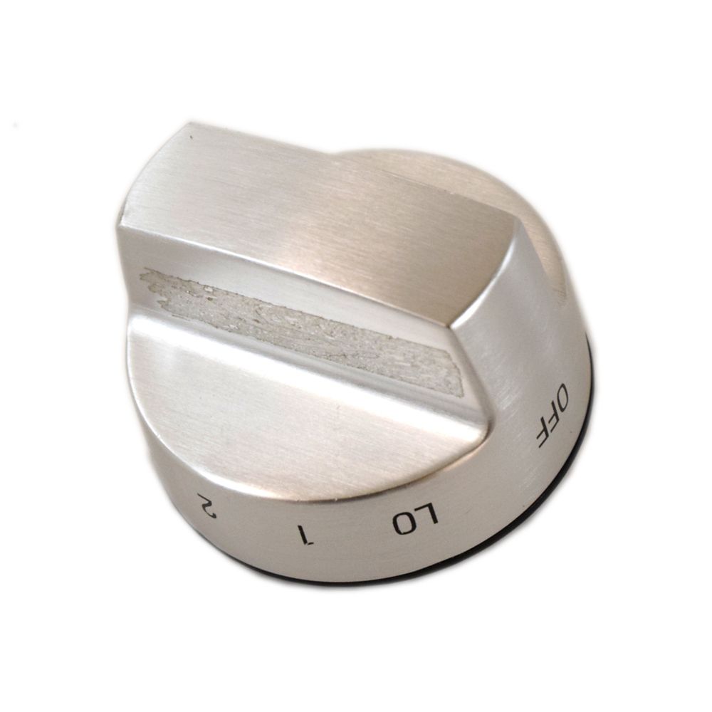 LG Part# AEZ74453504 Surface Burner Knob (Stainless) - Genuine OEM