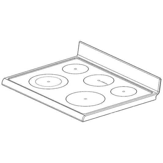 LG Oven Glass Cooktop Assembly - AGU73969713