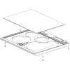 LG Part# AGU75049013 Main Cooktop Assembly - Black (OEM)