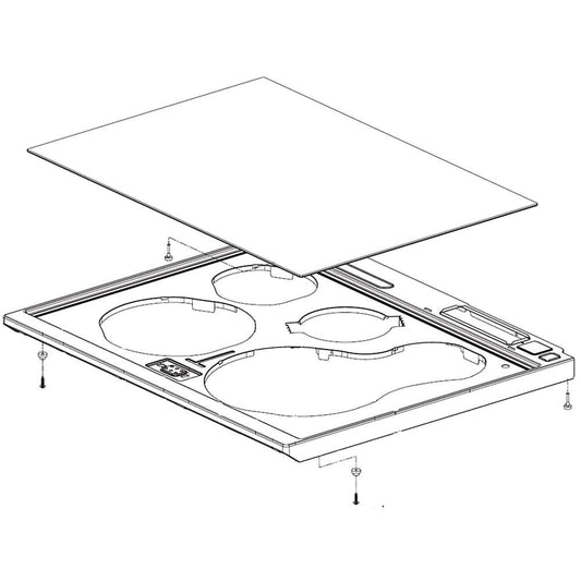 LG Part# AGU75049014 Upper Plate Assembly - Genuine OEM
