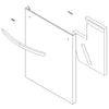 LG Part# ACQ88048202 Outer Front Panel Cover - Stainless (OEM)