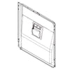 LG Part# ADE73969701 Stainless Inner Door Liner - Genuine OEM