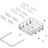 LG Part# AHB73249106 Lower Dishrack Assembly - Genuine OEM