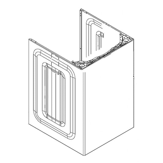 Whirlpool Part# W10763699 Cabinet (Chrome Shadow) - Genuine OEM