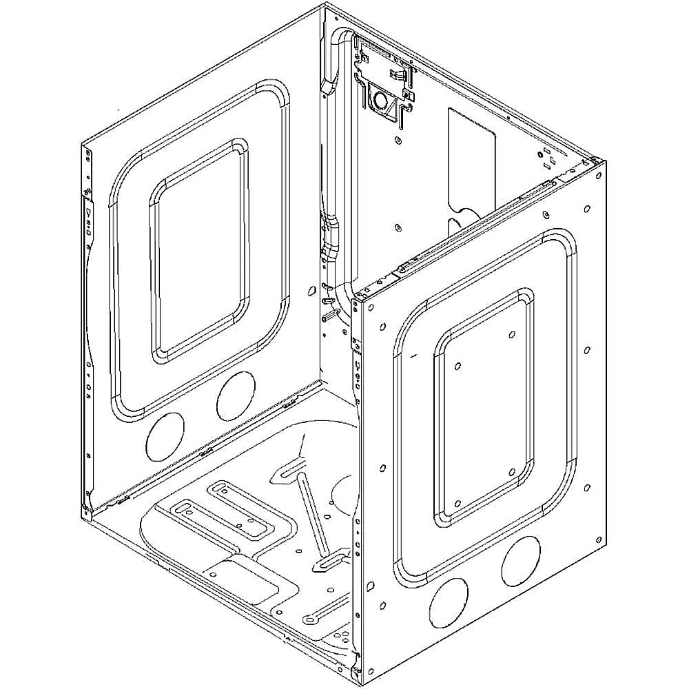Whirlpool Part# W10824896 Panel (OEM) Rear