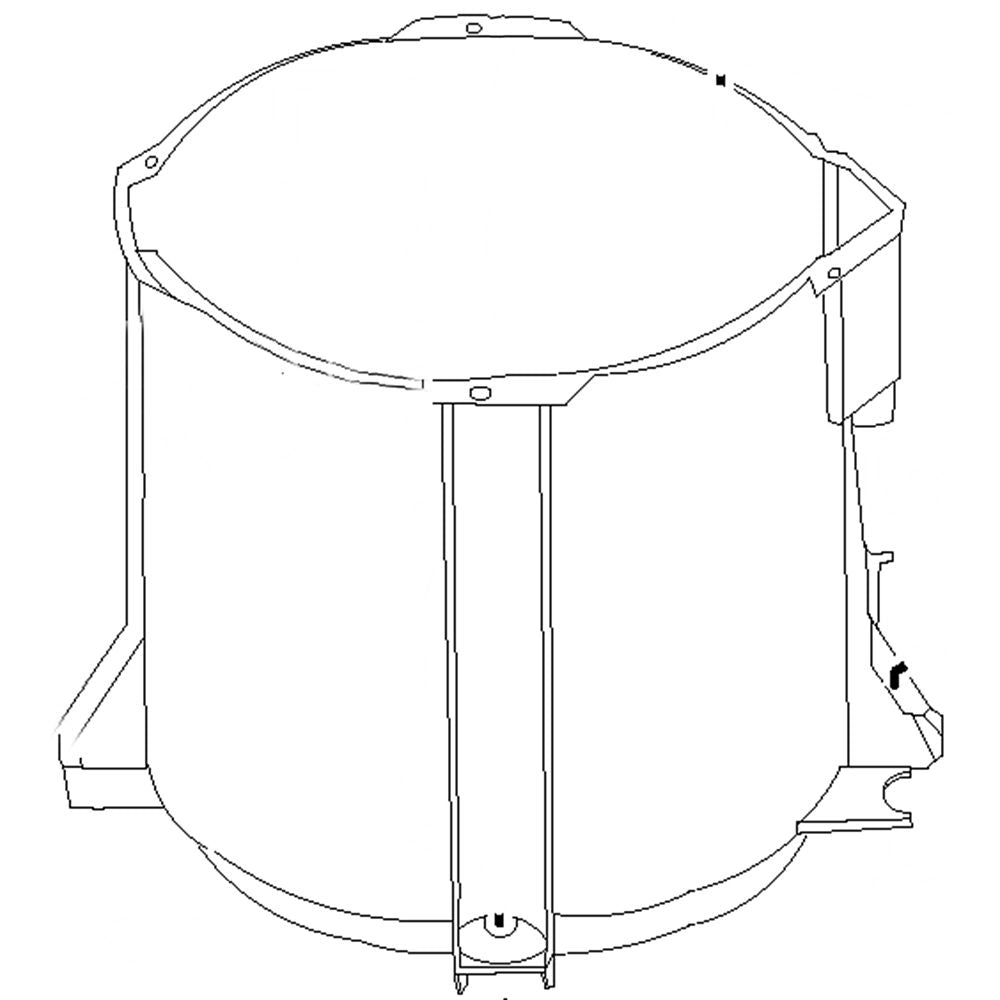Whirlpool Part# W10882132 Outer Tub (OEM)