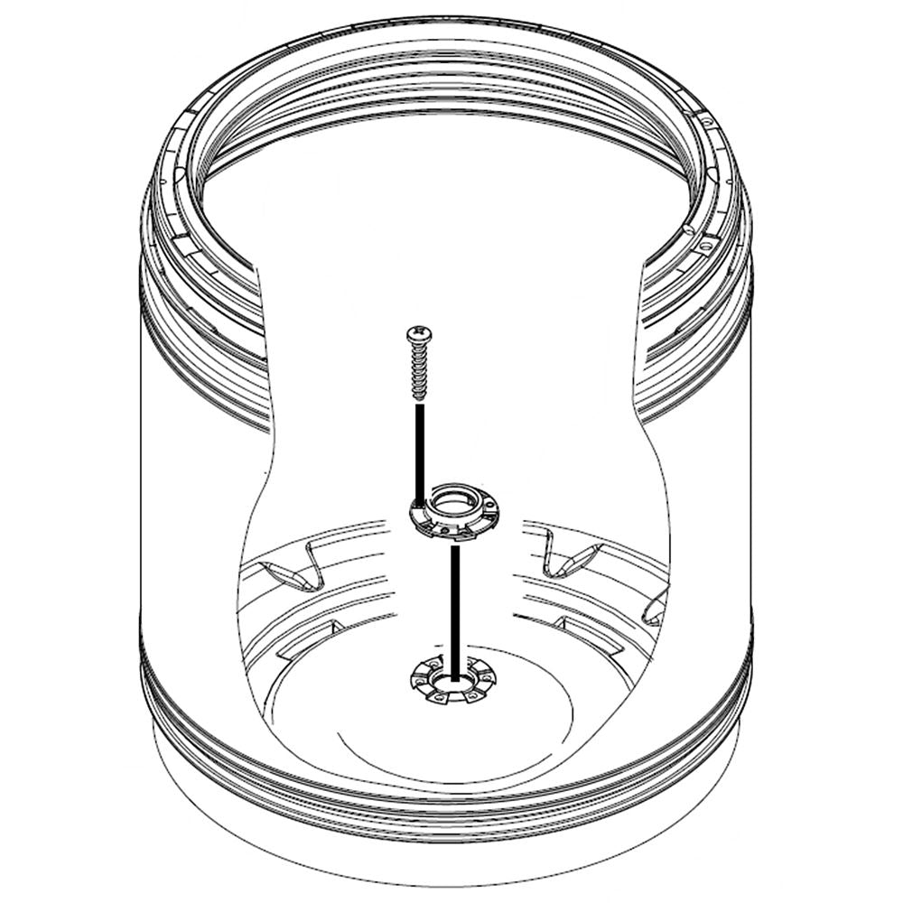 Maytag Washing Machine Spin Basket Assembly 4KMVWC410JW0