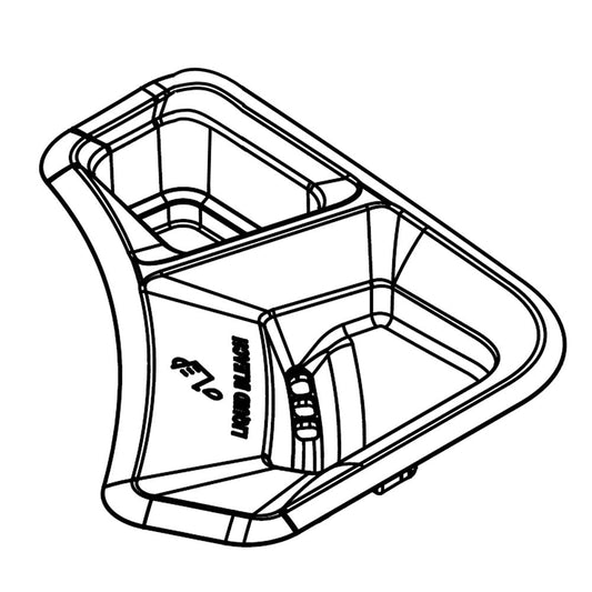 Whirlpool Part# W11175768 Liquid Bleach Front Cover - Genuine OEM