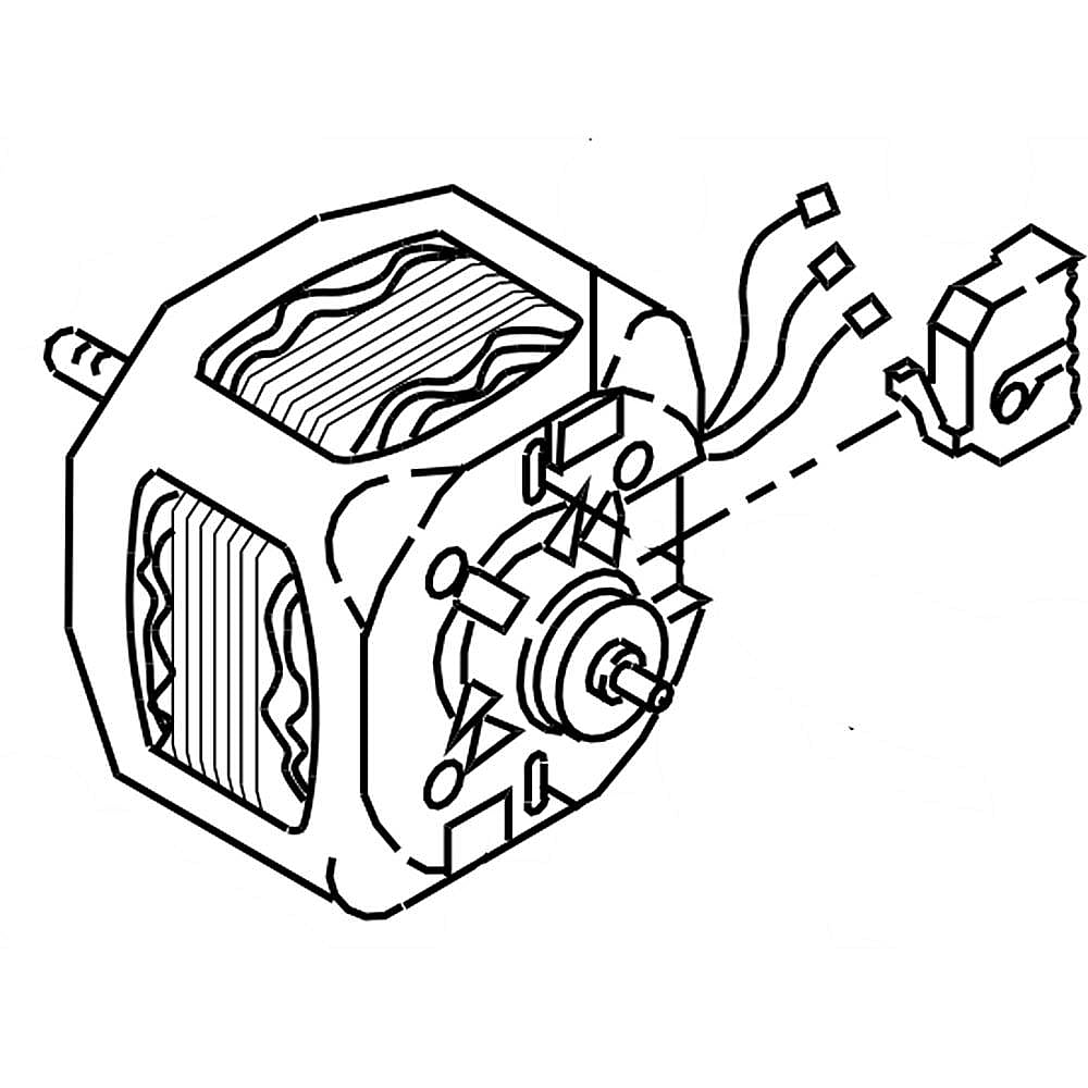 Whirlpool Part# WP8529936 Drive Motor Assembly Unit (OEM)