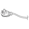 Samsung Part# DC96-00762A Power Cord - Genuine OEM