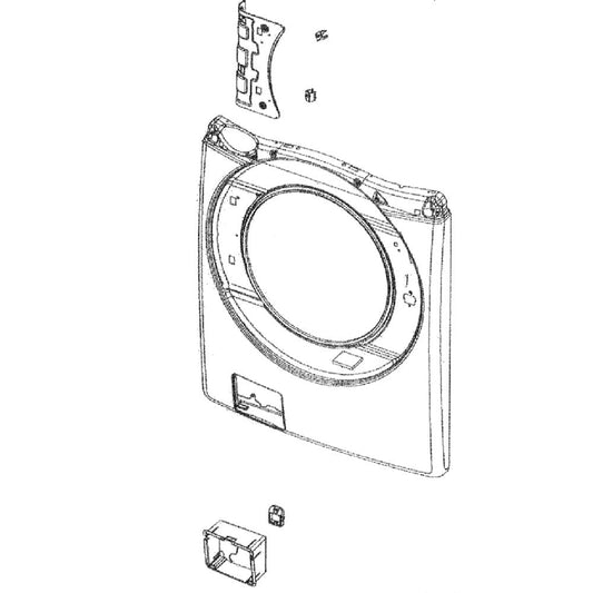 Samsung Part# DC97-18977K Front Frame Assembly - Genuine OEM
