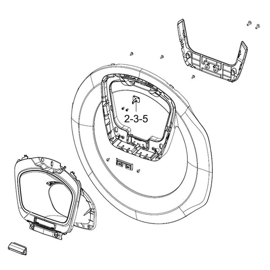 Samsung Part# DC97-19055C Door Cover Assembly - Genuine OEM