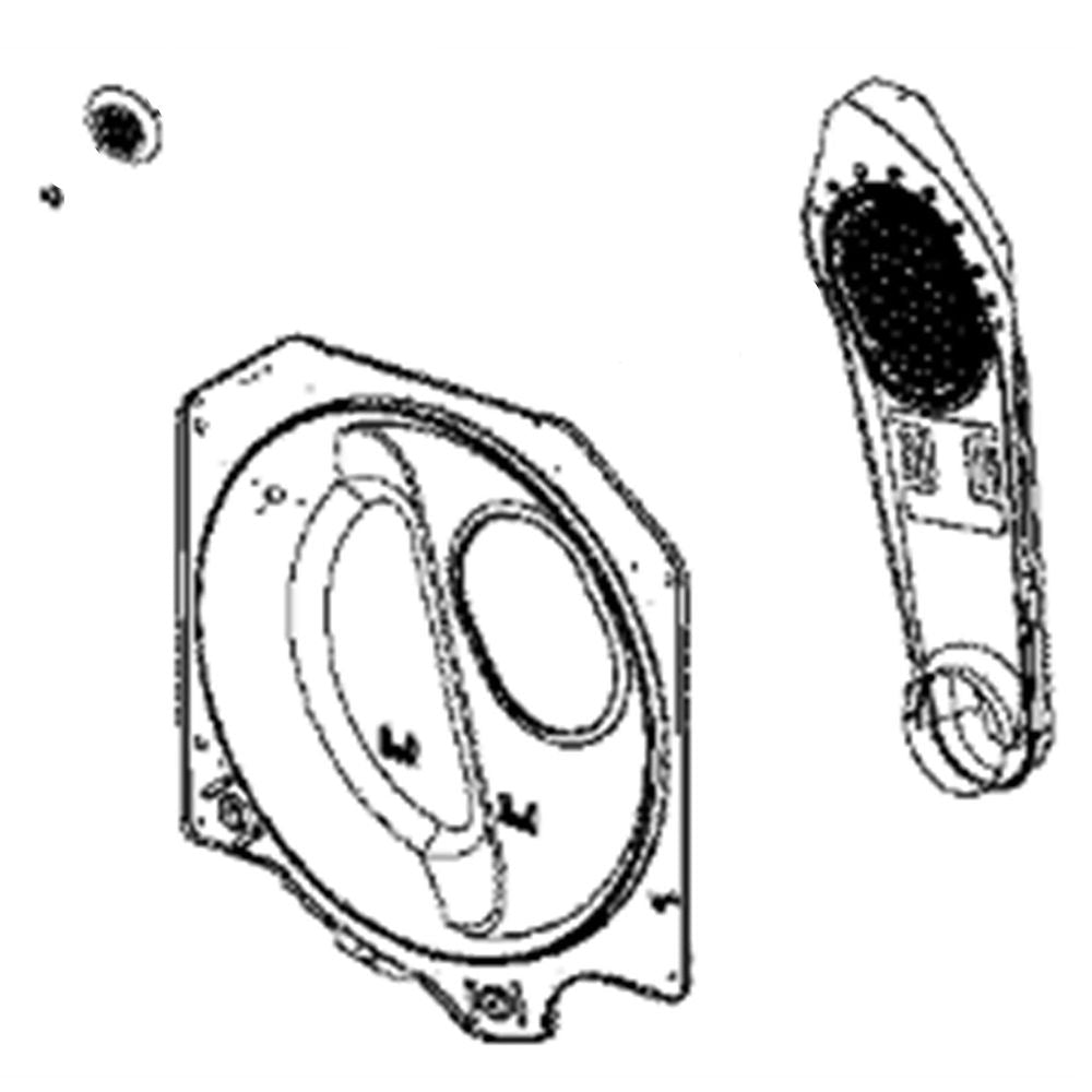 Samsung Part# DC97-19083A Back Drum Assembly - Genuine OEM