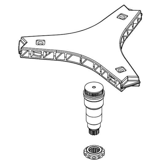 Samsung Part# DC97-20053A Flange Shaft Assembly - Genuine OEM