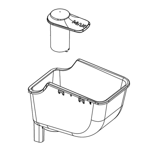 Samsung Part# DC97-20054A Detergent Cup Assembly - Genuine OEM