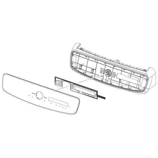 Samsung Part# DC97-21909B Touchpad Control Panel Assembly - Genuine OEM