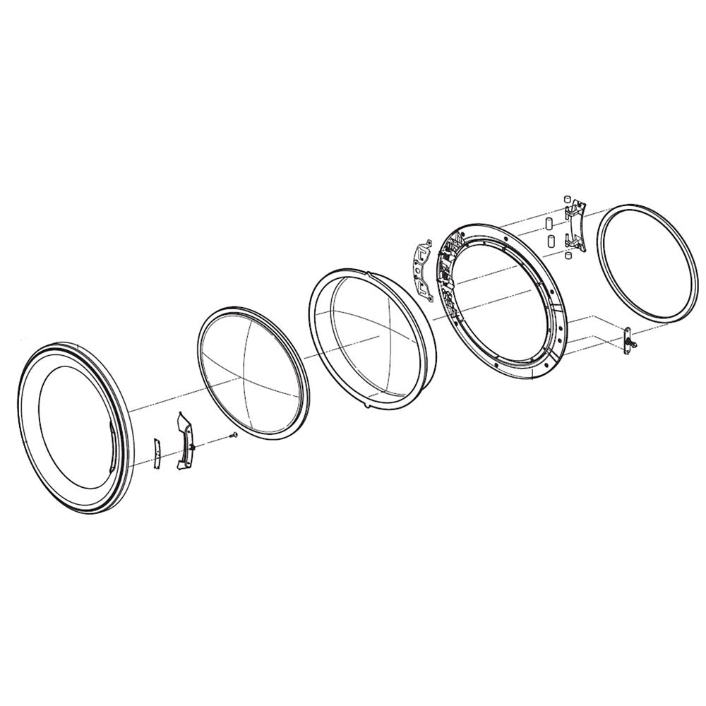 LG Part# ADC30003005 Door Assembly - Genuine OEM
