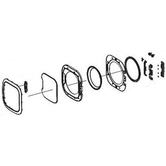 LG Part# ADC74047202 Door Assembly - Genuine OEM