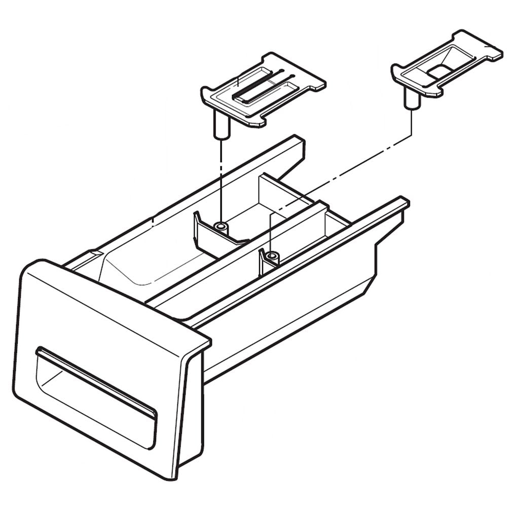 LG Part# AGL74074330 Drawer Panel Assembly - Genuine OEM