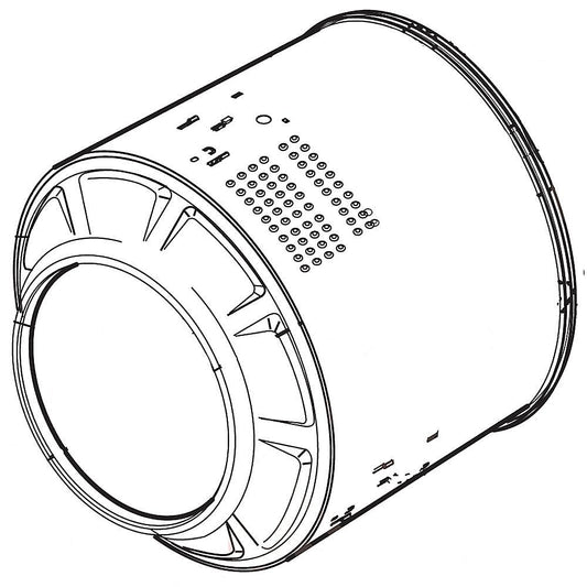 LG Part# AJQ54138214 Drum Tub Assembly - Genuine OEM