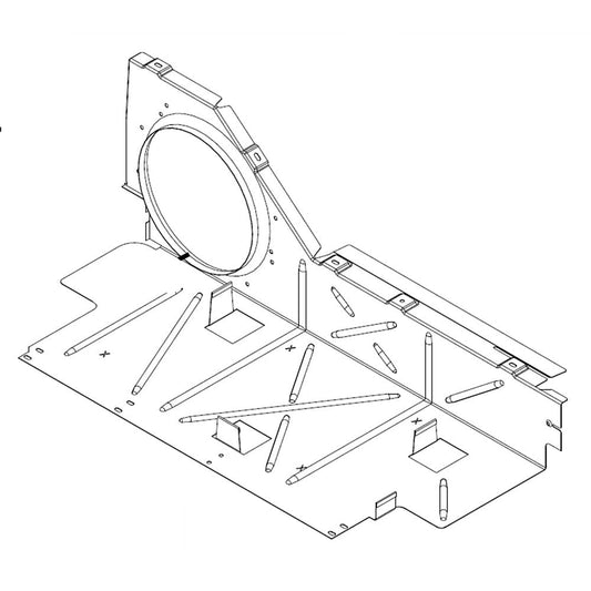 Whirlpool Part# W10332806 Air Baffle (OEM)