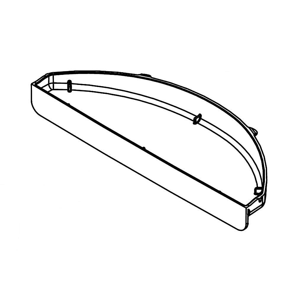 Whirlpool Part# W10445057 Water/Ice Dispenser Drip Tray (OEM)