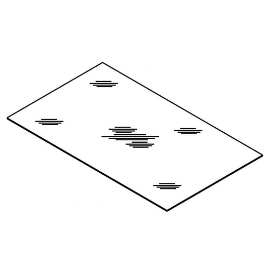 Whirlpool Part# W11038526 Glass Shelf (OEM)