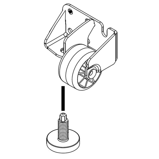Whirlpool Part# W11084045 Cabinet Roller (OEM)