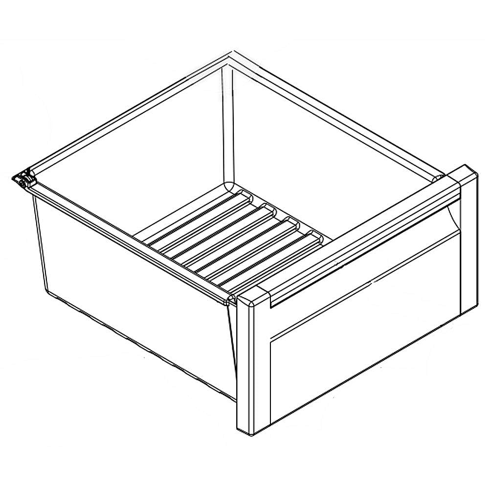 Whirlpool Meat Drawer Assembly WPW10531082