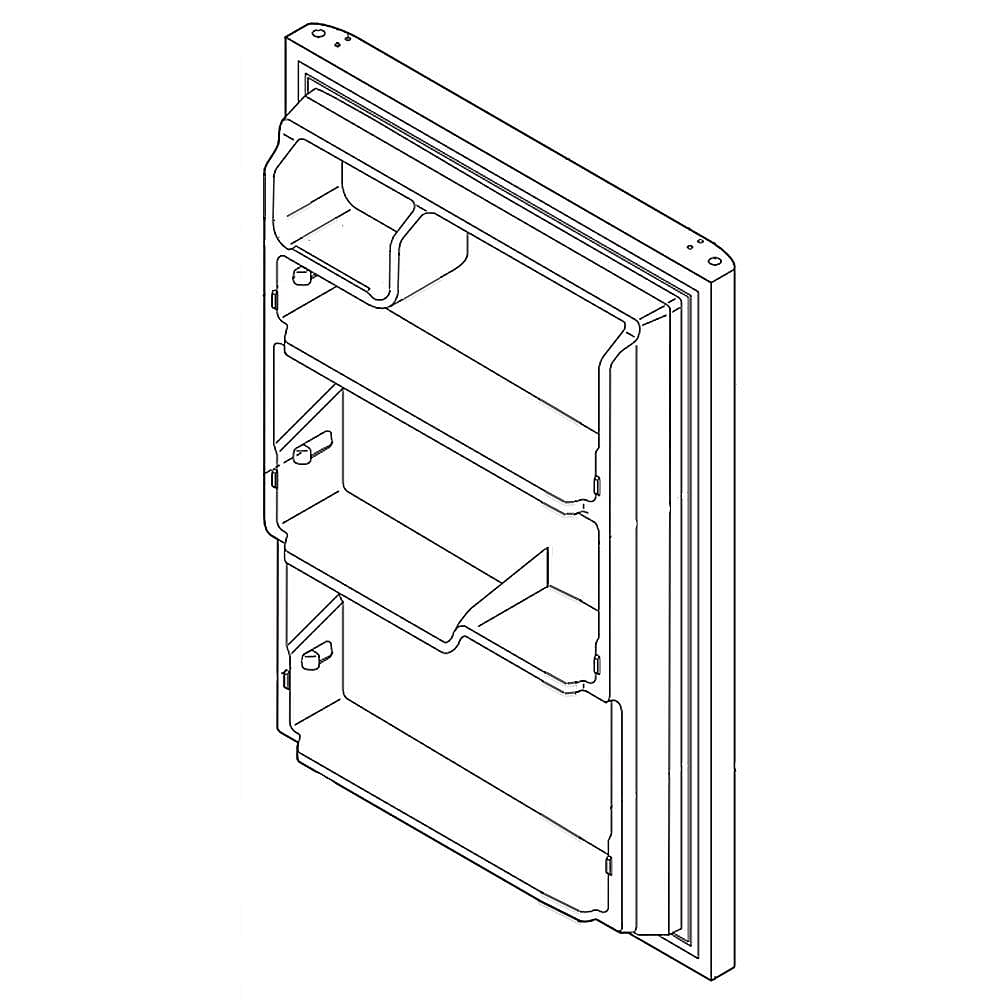 Electrolux Refrigerator Door Assembly (White) - 241798547