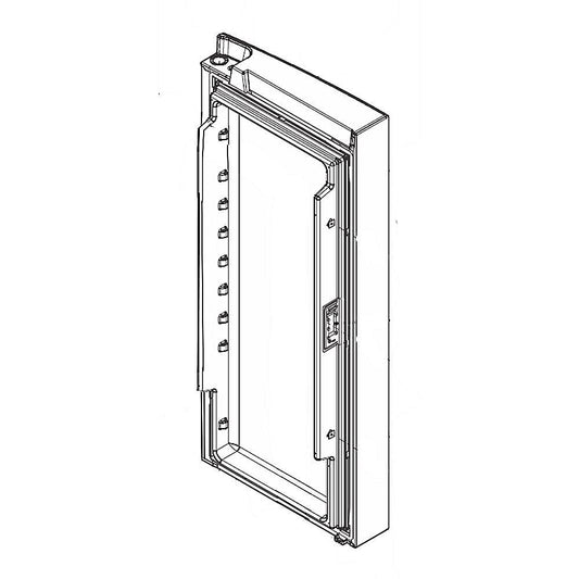 Electrolux Refrigerator Door Assembly, Right (Stainless) - 242185668