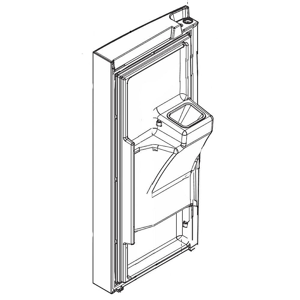 Electrolux Refrigerator Door, Complete, Sta - 807460148