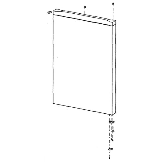 Samsung Part# DA91-04685B Door Assembly - Genuine OEM