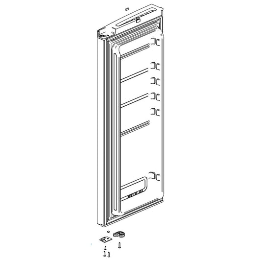 Samsung Part# DA91-05437A Right Door Assembly - Stainless OEM