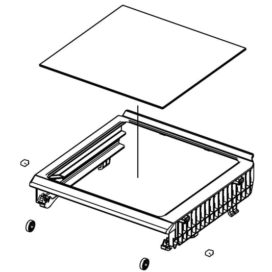 Samsung Part# DA97-06137C Shelf Assembly (OEM)