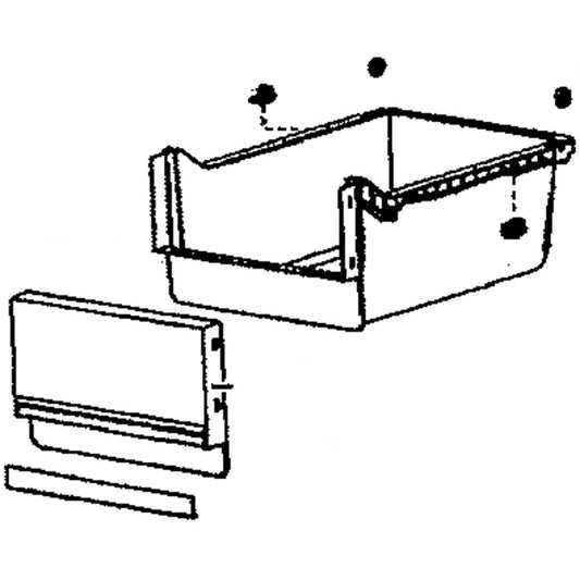 Samsung Part# DA97-10884E Drawer Case (OEM) Lower