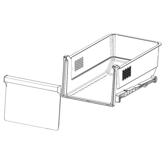 Samsung Part# DA97-14709A Upper Basket Case Assembly - Genuine OEM